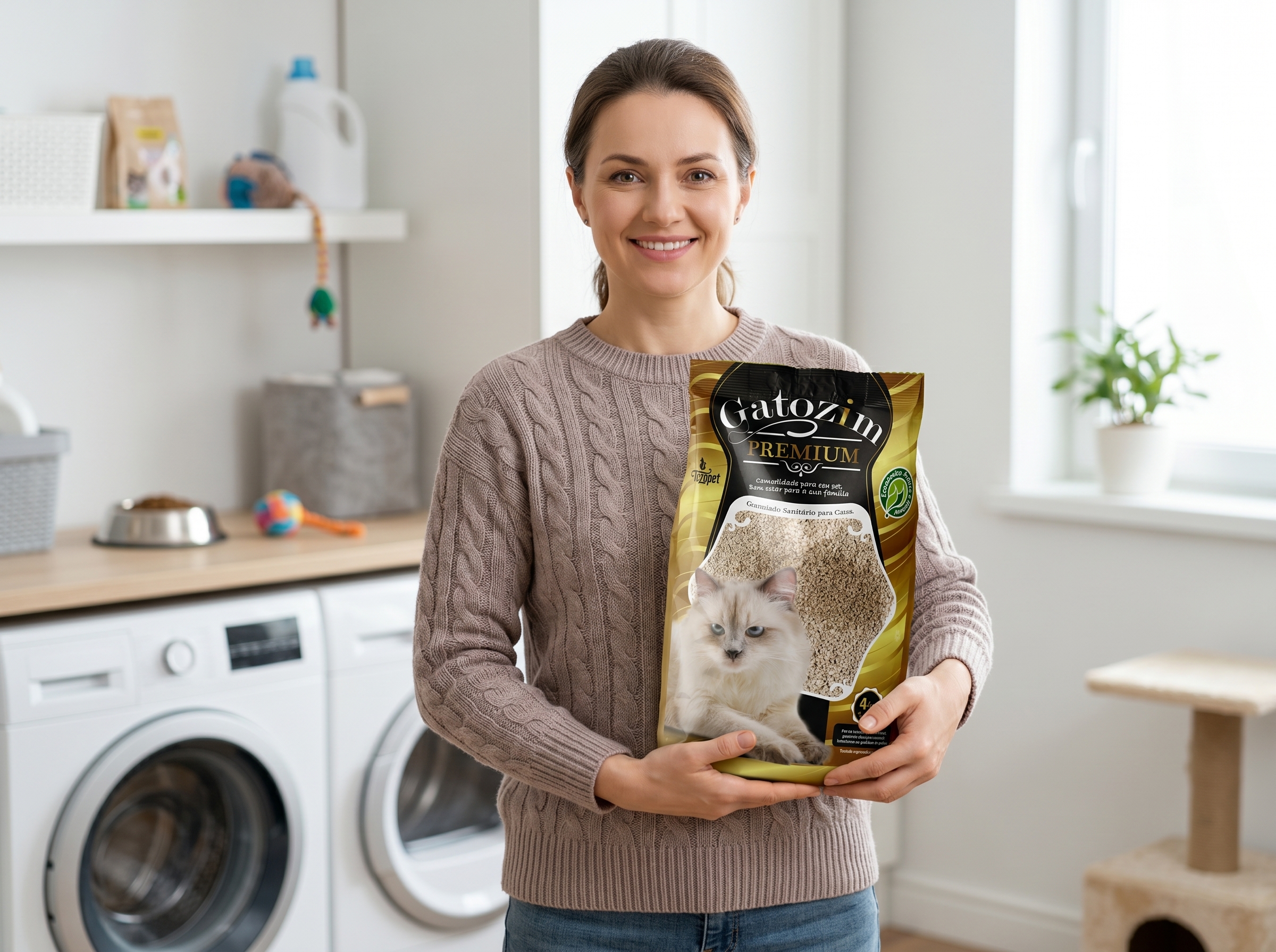 Cliente com produto Gatozim