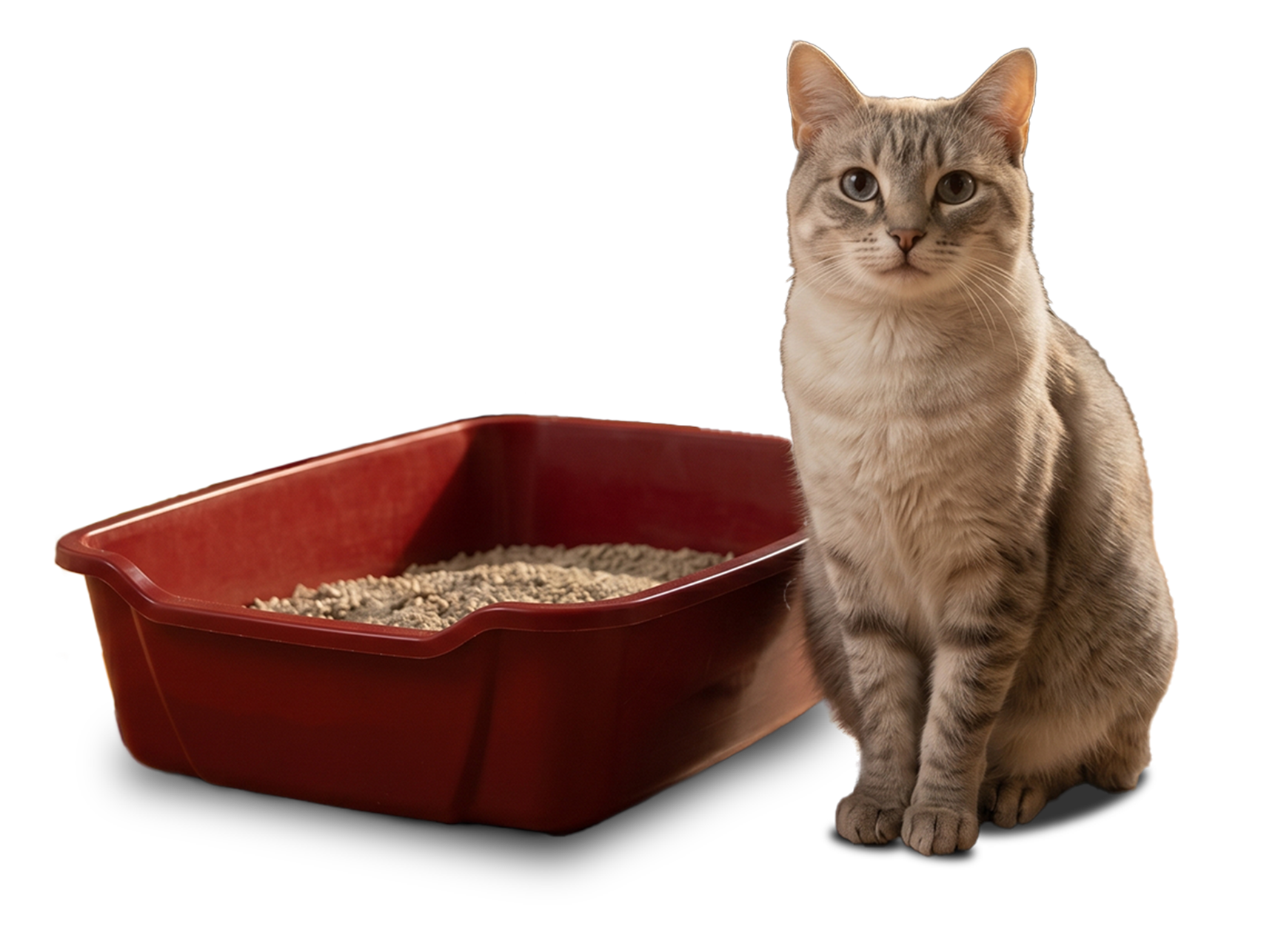 Gato com caixa sanitária Gatozim