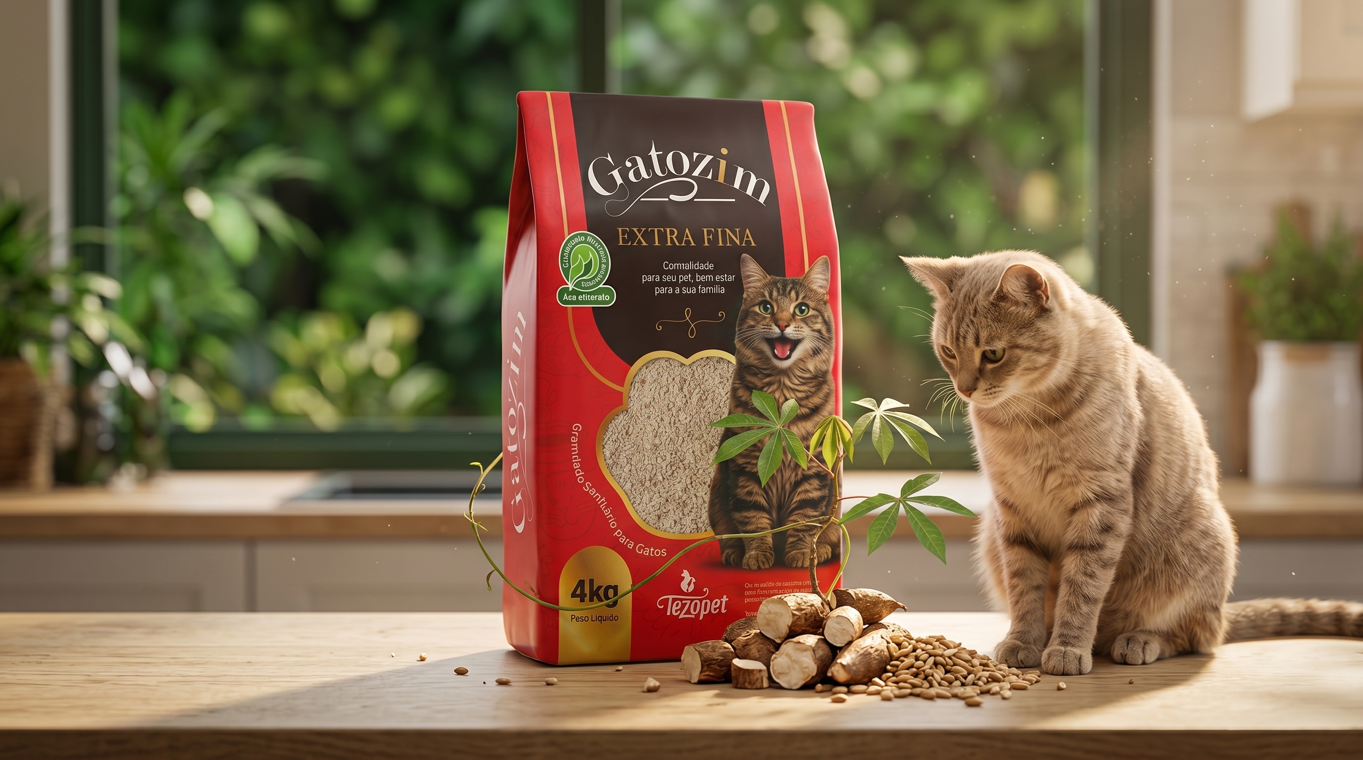 Produto Gatozim em ambiente natural