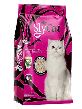 Embalagem da areia sanitária SlyCat Tezopet